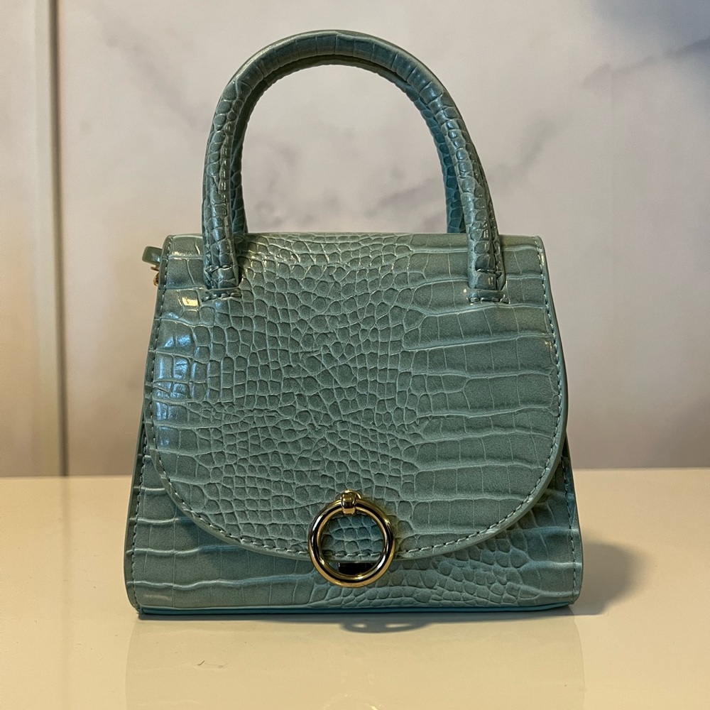 Faux Croc Mini Bag